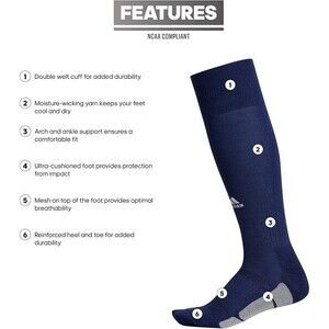 Adidas Men's Aeroready Baseball Over the Calf Socks - Large